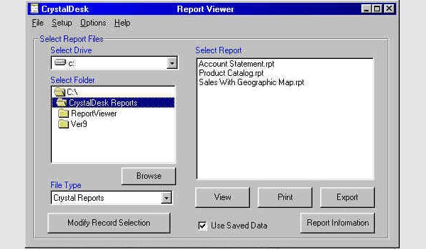 Crystal reports runtime
